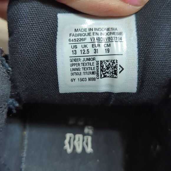 Converse CT Street Cab Mid Black Mono - Picture 4 of 9